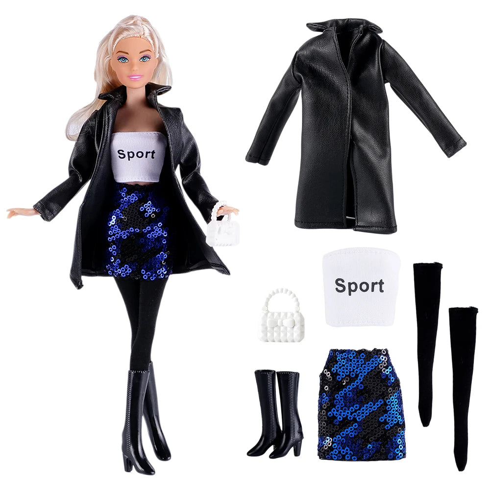 NK Princess Wedding Dress for 30CM Dolls – 1/6 Doll Clothes with Noble Skirt & 11.5" Doll Shoes, Perfect Gift