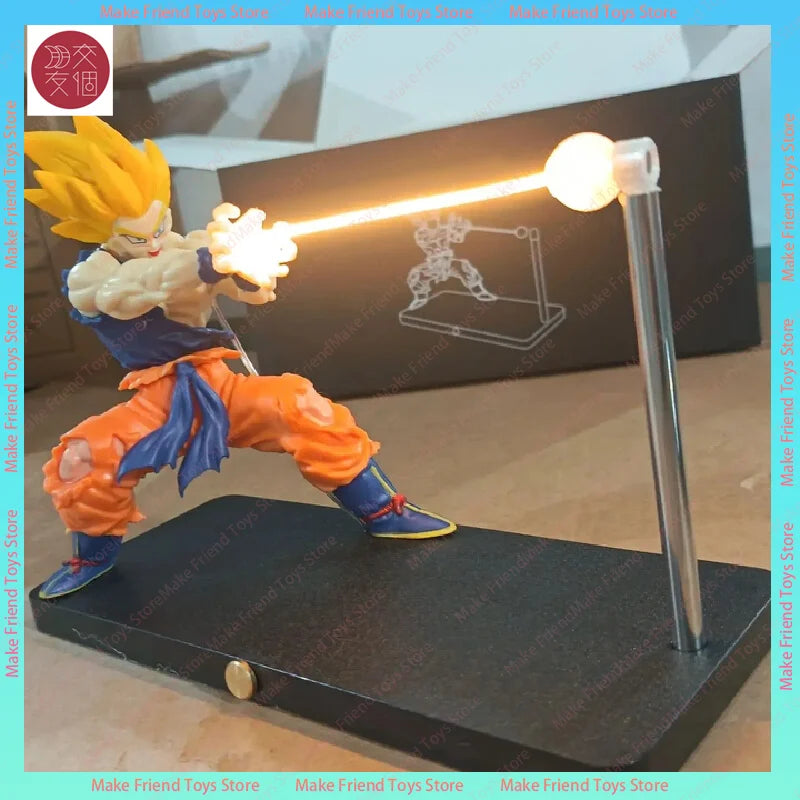 Rechargeable Dragon Ball Gogeta Lamp – Son Goku Kakarotto Kamehameha Wave Magnetic Anime Light