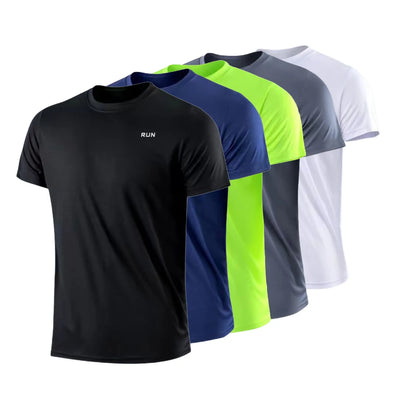 Men's Quick-Dry Sports T-Shirt - Lightweight Moisture-Wicking Short Sleeve Running & Gym Top