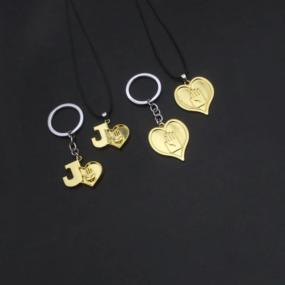 JoJo’s Bizarre Adventure Arrow Pendant Necklace – Josuke & Jotaro Cosplay Jewelry Gift