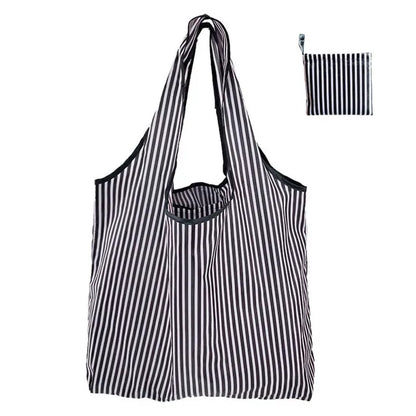Eco-Friendly Foldable Reusable Shopping Bag – Portable Heavy-Duty Tote Shoulder Bag for Grocery, Travel & Daily Storage Fashion Handbag