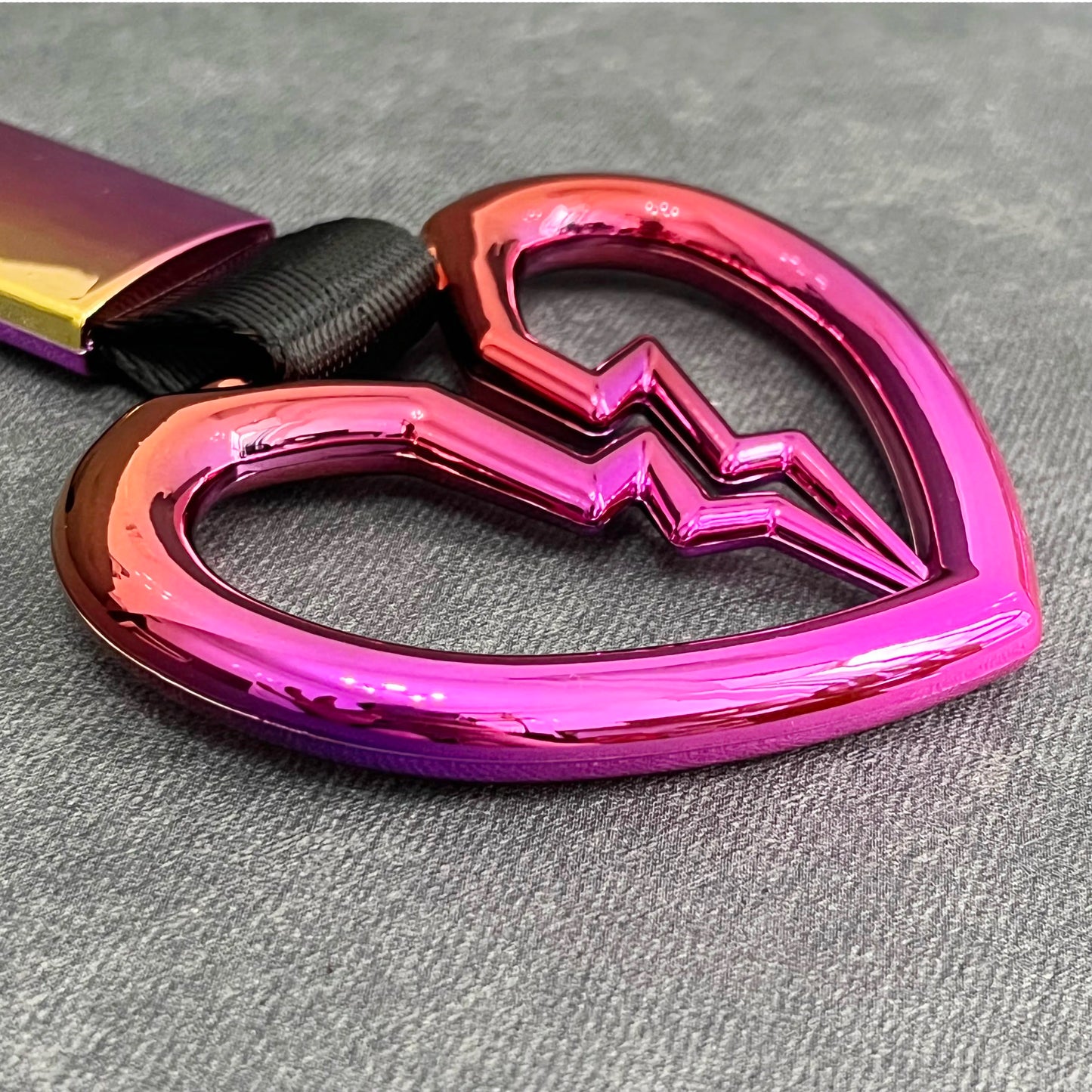 Colorful Ring Flower Heart JDM RACING Train Bus Handle Hand Strap: Styling Drift Charm Strap - Drift Car Warning Car Tow Strap