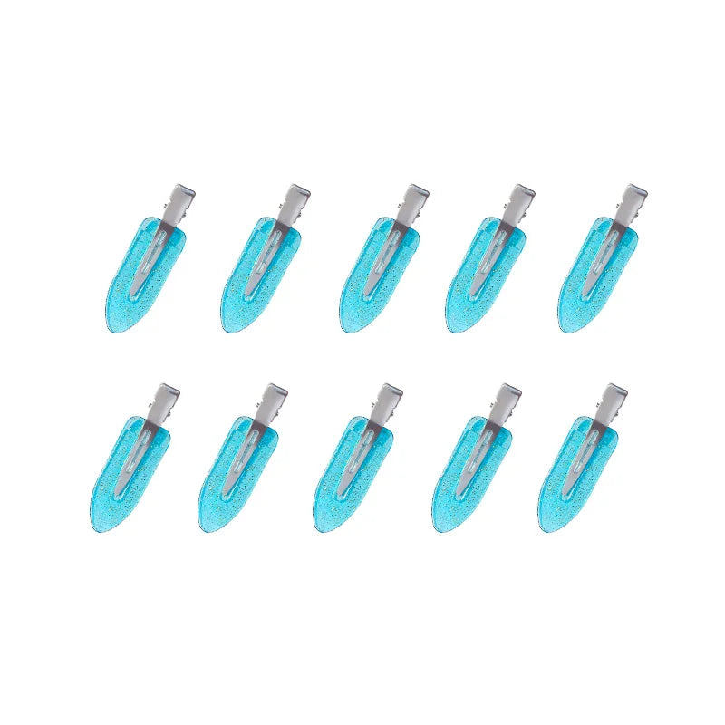 10PCS No Crease Hair Clips Set – Basic Hairpins for Women & Girls, No Bend, Styling & Makeup Accessories
