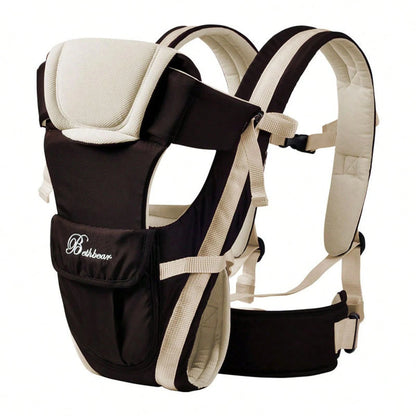 4-in-1 Ergonomic Baby Sling Carrier - Adjustable Backpack Carrier for Newborns to Toddlers