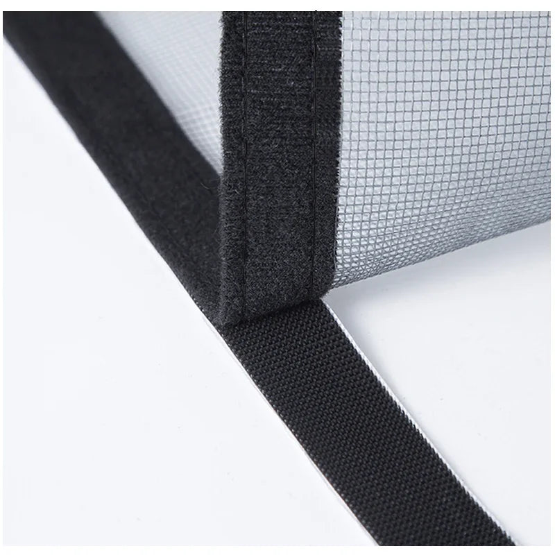Self-Adhesive Mosquito Window Screen - Custom Size Magnetic Insect Net Mesh for Summer Window Protection