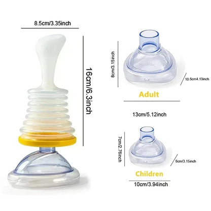4pcs/3pcs Breathing Training Device - Respiratory Lung Expanders, Fitness Exercise Equipment & Anti-Suffocation Tool