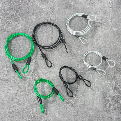 Strong Steel Bicycle Lock Cable 0.5/1/2M – Anti-Theft Cycling Safety Wire Lock for MTB & Road Bikes, Durable Bike Security Rope Accessory