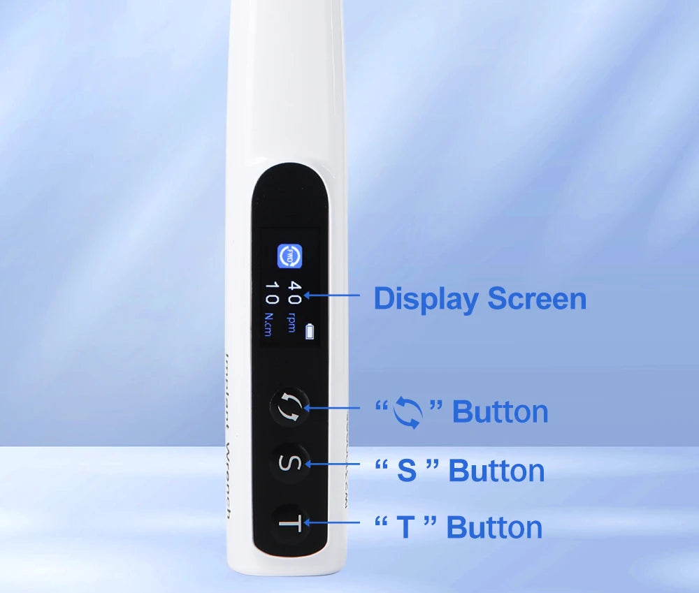 AZDENT Wireless Dental Implant Motor – Electric Torque Driver with 16 Screwdrivers & Contra Angle
