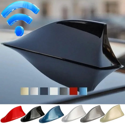 Car Radio Shark Fin Antenna – FM Signal Car Aerial for All Automobiles, Exterior Styling Replacement Part