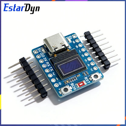 ESP32-C3 SuperMini Development Board with 0.42-Inch OLED - WiFi Bluetooth Module with Ceramic Antenna for DIY Projects