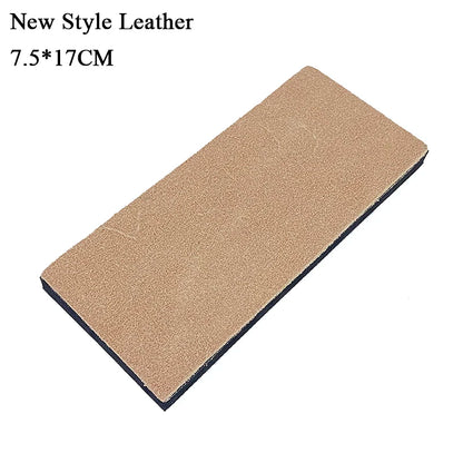 Thickened Non-Slip Diamond Knife Sharpener – 15° Kitchen Whetstone & Leather Polishing System
