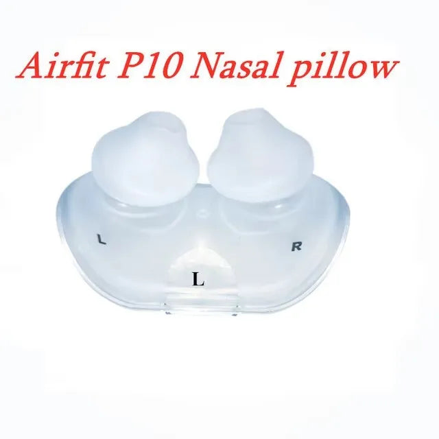Silica Cushion for ResMed AirFit P10 Nasal Pillows Mask – S/M/L Anti-Snore Sleep Apnea Accessory