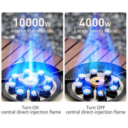 BISINNA Portable Camping Gas Stove - 10000W High-Power Outdoor Burner for Camping, Hiking, Picnics & BBQ