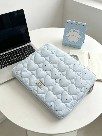 Puffy Laptop Sleeve Case - Soft Protective Notebook & Tablet Pouch for 11–16 Inch MacBook, Lenovo, Dell & Xiaomi Devices