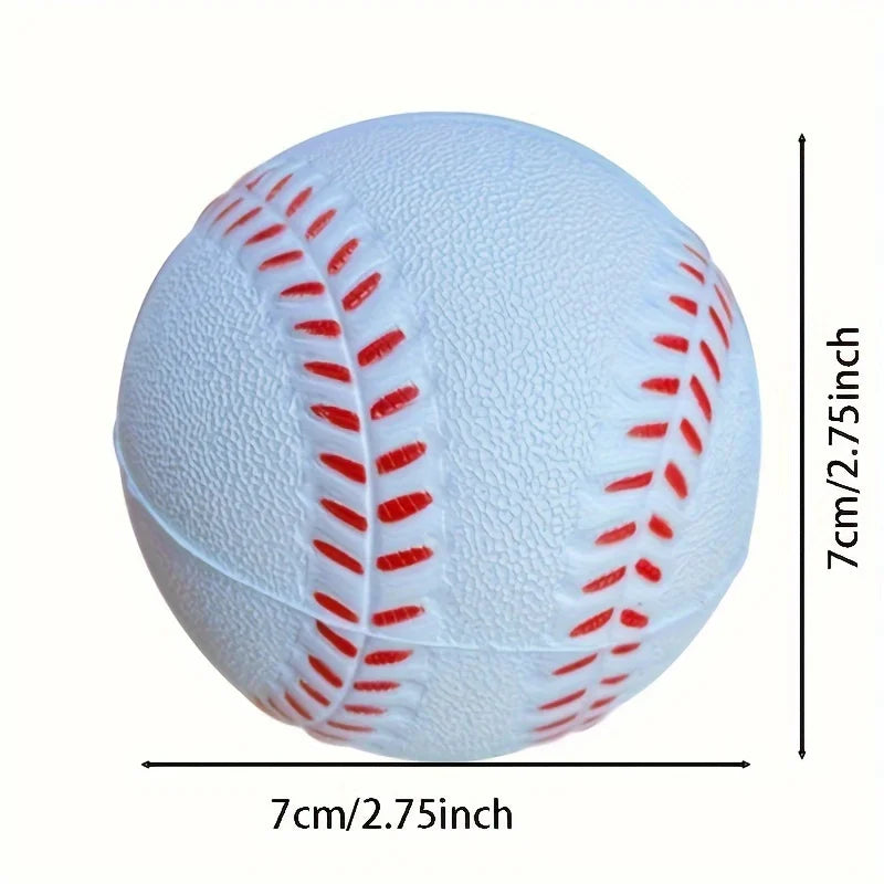 Unisex Lightweight Softball – Durable Elastic PU Foam Baseball for Indoor/Outdoor Training & Recreation