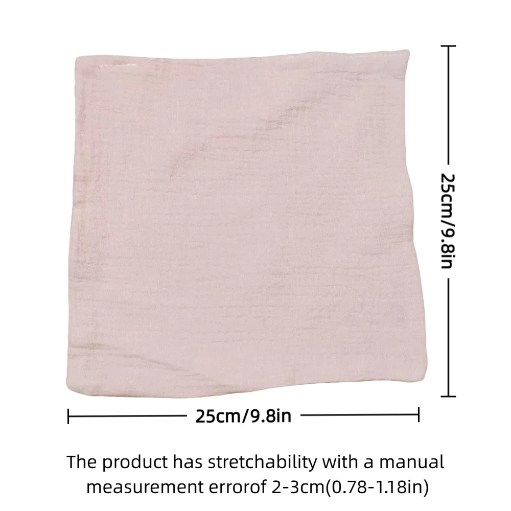 TDHD 5PCS Baby Towels – Soft Cotton Muslin Squares for Newborns, Infant Hand, Bath, Shower, and Face Use