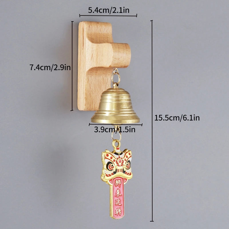 Wooden  Wind Chime Door Bell – Home & Room Decor, Front Door Reminder Bell