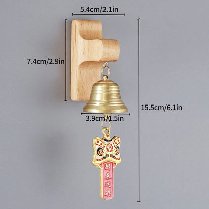 Wooden  Wind Chime Door Bell – Home & Room Decor, Front Door Reminder Bell