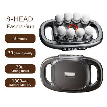16-Head Fascia Massage Gun – High-Frequency Vibration Body Massager for Back, Waist, Neck, and Shoulders, Muscle Relief