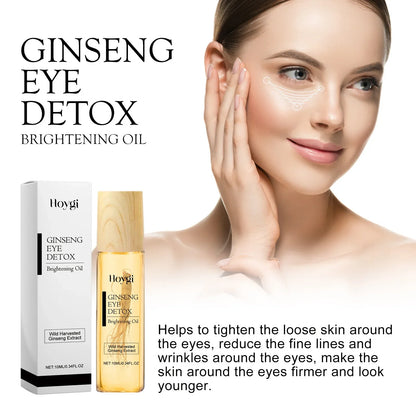 120ml Gold Ginseng Facial Essence Serum with Polypeptides Deep Hydration Brightening Moisturizing Skin Care Treatment