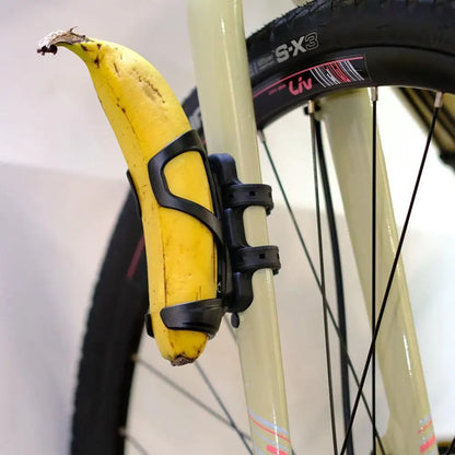 Bicycle Banana Cup Holder - MTB Road Bike Bottle Rack Cage Motorcycle Bottle Stand Black A5D3