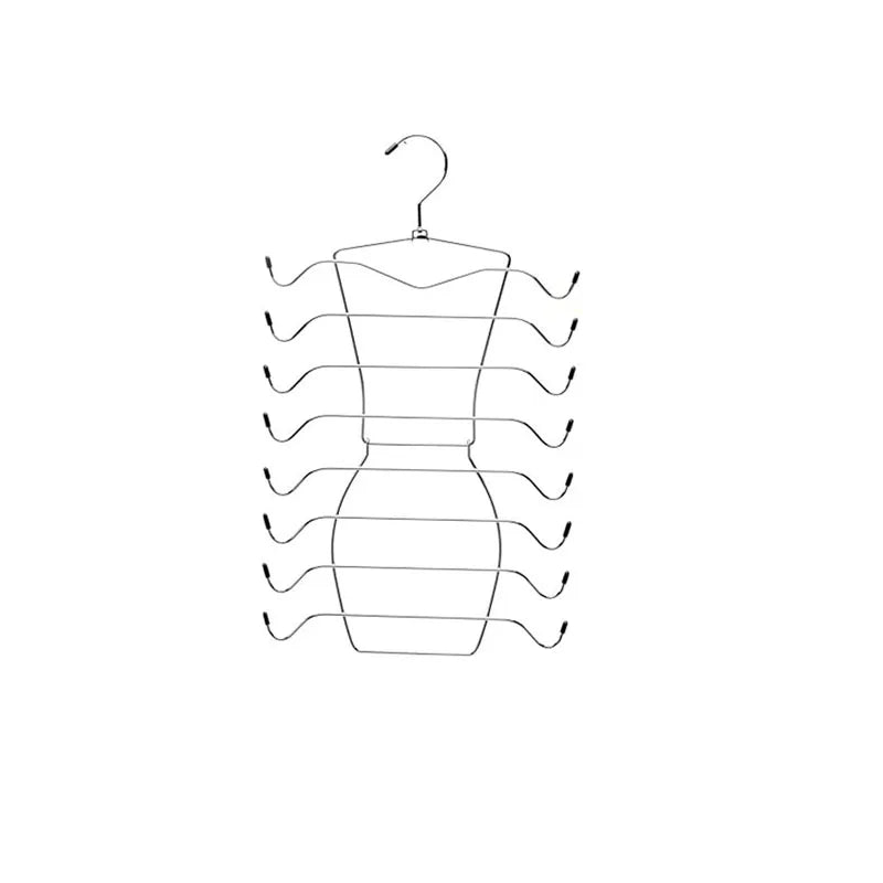 Multi-Layer Clothes Hanger – 1/2/3 Pack Folding Underwear, Bra & Trouser Storage Rack, Trace-Free Design