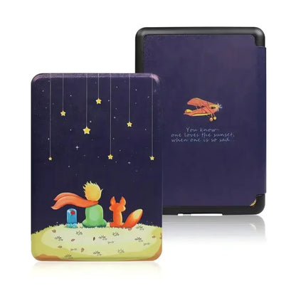 Leather Auto Sleep Case for Kindle Colorsoft Signature Edition (1st Gen, 7") & Paperwhite 12th Gen Protective Cover Funda