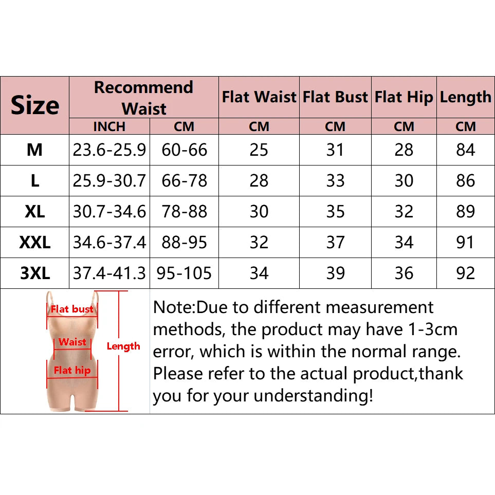 Seamless Women’s Bodysuit Shapewear – Butt Lifter & Waist Trainer with Strappy Back, Chest Enhancing Corset Underwear