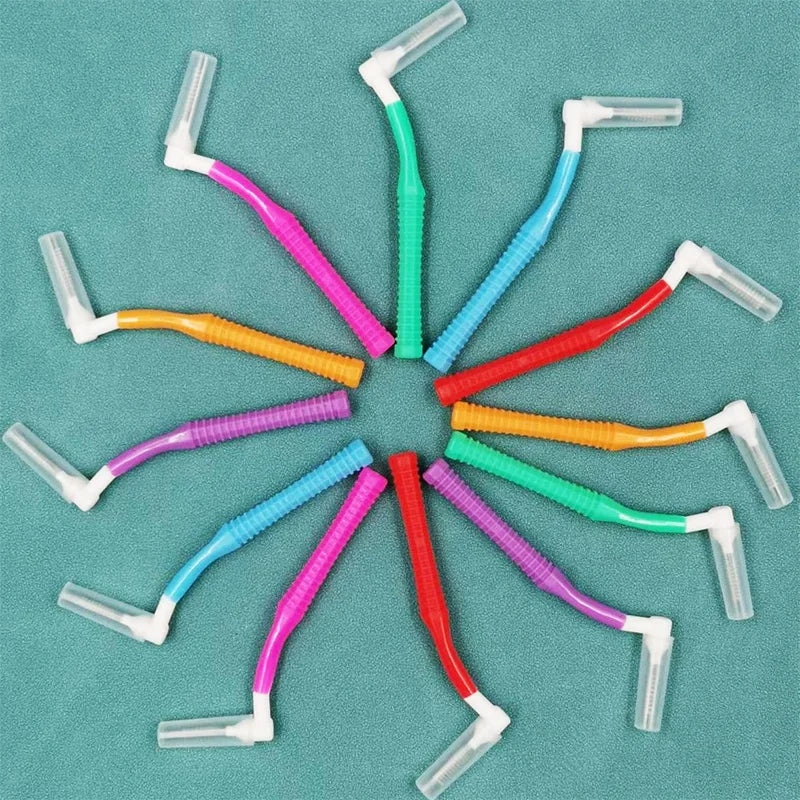 20-Piece Push-Pull Interdental Brushes – Orthodontic Toothpicks for Deep Cleaning and Daily Oral Hygiene