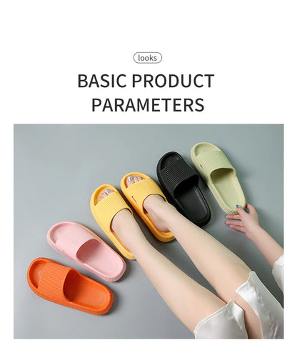 Men’s Soft-Soled Non-Slip Slippers – Summer Home EVA Comfort Slippers