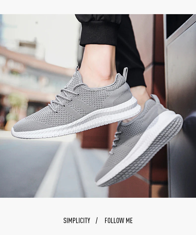 2022 Men’s Sneakers — High-Quality Breathable Gym & Casual Walking Shoes, Lightweight Plus-Size Footwear Zapatillas Hombre