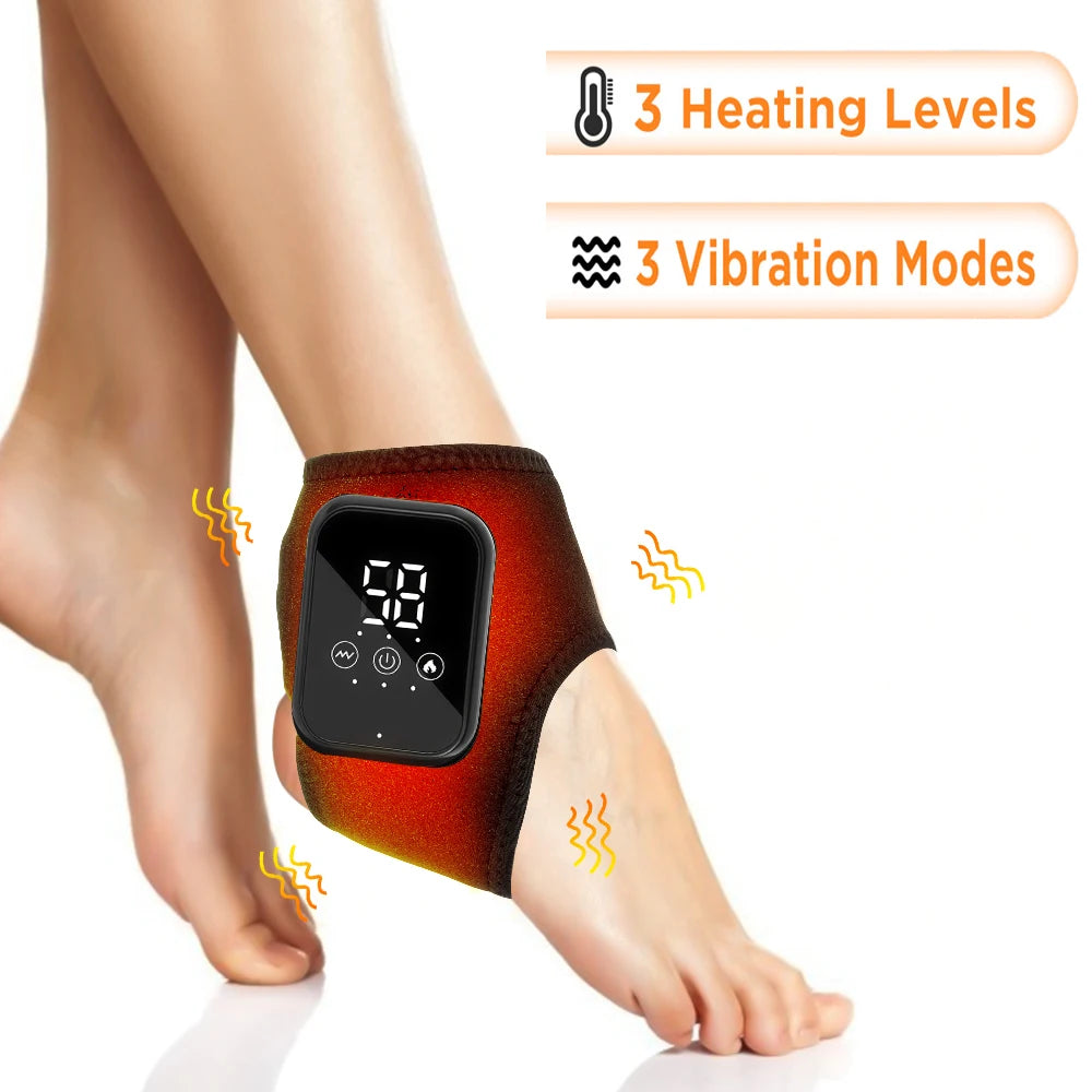 Electric Hand & Foot Massager – Portable Vibrating and Heating Ankle & Joint Relaxation Device