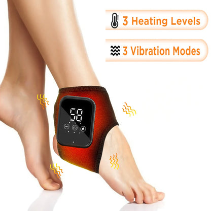 Electric Hand & Foot Massager – Portable Vibrating and Heating Ankle & Joint Relaxation Device