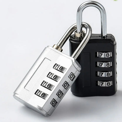 New Concept 4-Digit Combination Lock – Anti-Theft Zinc Alloy Padlock for Travel Luggage & Suitcases