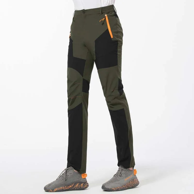 Men’s Elastic Hiking Pants – Quick-Dry, Windproof, Waterproof, Breathable Outdoor Trekking & Climbing Pants
