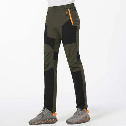 Men’s Elastic Hiking Pants – Quick-Dry, Windproof, Waterproof, Breathable Outdoor Trekking & Climbing Pants