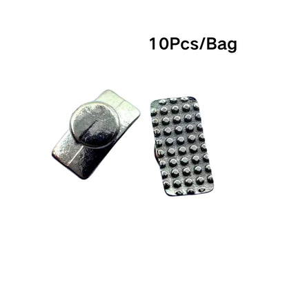 Orthodontic Lingual Button & Crimpable Hook Set – Metal Bondable Dental Traction Eyelets & Accessories for Dentistry Use