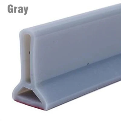 50mm Flexible Shower Water Dam - Bendable Bathroom Barrier for Wet-Dry Separation and Flood Prevention