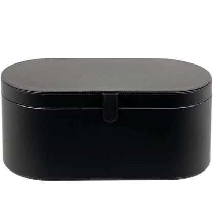 Portable PU Hair Dryer Storage Case – Large Capacity Dustproof Bag for Curling Tools & Accessories