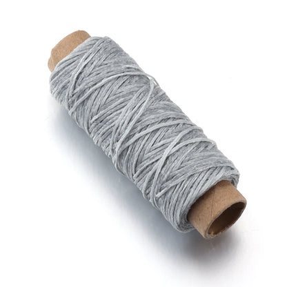 50 Yards Waxed Leather Thread Cord – 150D 1.0mm for Hand Stitching, DIY Bracelets & Jewelry Making