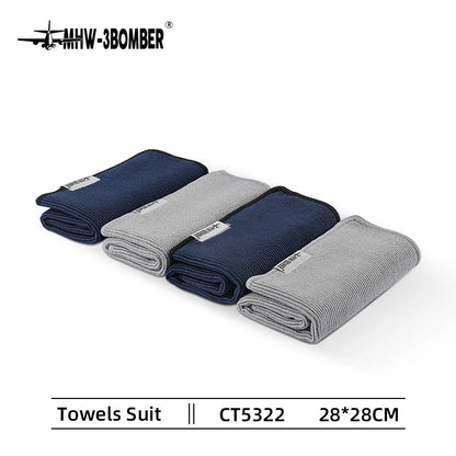 MHW-3BOMBER Barista Coffee Towels – Professional Square Cleaning Cloths for Espresso Machines & Kitchen Use