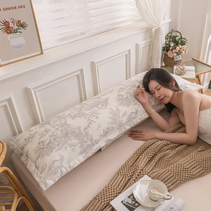 Skin-Friendly Couple Pillowcase – Cozy Polyester Hugging Pillow Cover, Large 120/150/180cm