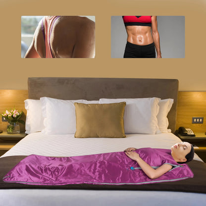 650W Portable Infrared Sauna Blanket – Remote Control Weight Loss & Beauty Machine, 180x80cm