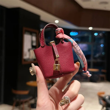 New Mini House Small Bag – Handheld Portable Bluetooth Earphone Bag, Zero Wallet, and Multifunctional Hand Rope Pouch