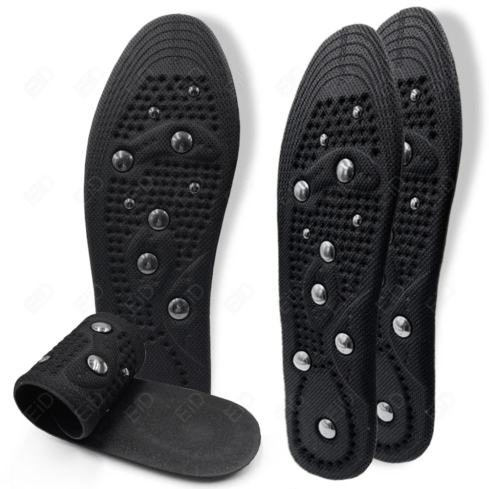 EiD Magnetic Therapy Foot Insoles – Soft Acupressure Sports Cushion for Men & Women