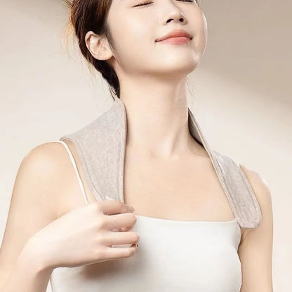 Soft Neck Warmer with Pocket - Solid Color Neck Protector for Autumn and Winter