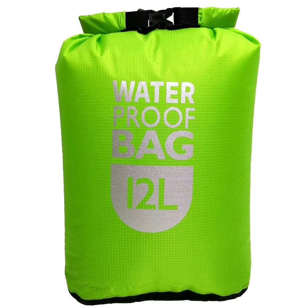 6L/12L Outdoor Dry Bag – Waterproof Sack for Fishing, Boating, Rafting, Kayaking, Floating Accessories