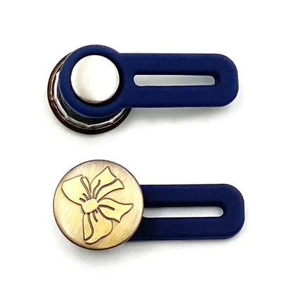 5pcs Metal Button Extender Kit: Retractable Jeans Waist Button Fixing, Perfect for Pants & Jeans - No Sewing Required
