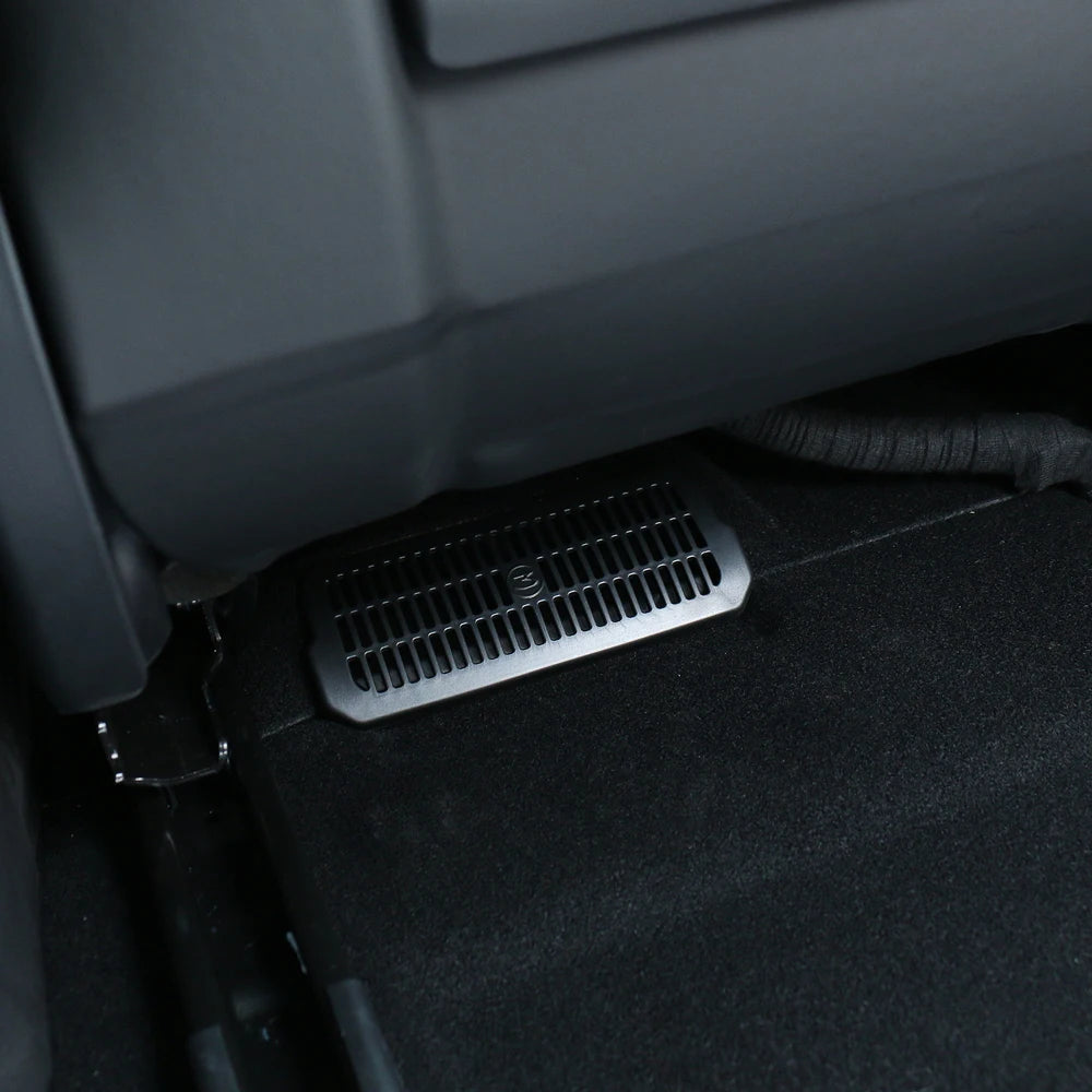 2024 Tesla Model 3 Highland Rear Air Vent Cover – Under Seat Anti-Blocking Outlet Grille Protector Accessory