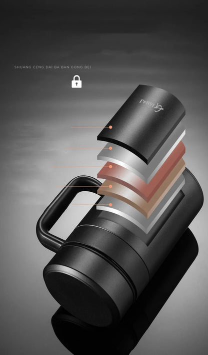 Large Capacity Stainless Steel Vacuum Flask Heat Preservation Insulated Household Cup